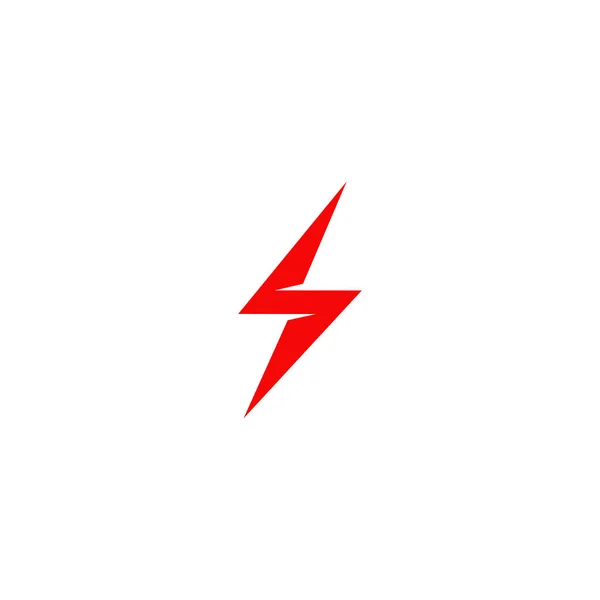 Flash icona elettrica logo modello di design — Vettoriale Stock