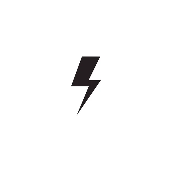 Flaş elektrik simgesi logo tasarım şablonu — Stok Vektör