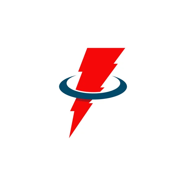 Векторный шаблон логотипа Flash — стоковый вектор