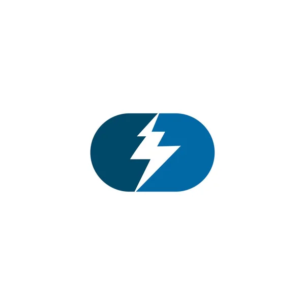 Flash elektrisch pictogram logo ontwerp template — Stockvector