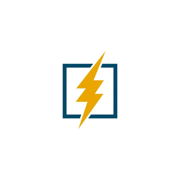 Flash elektrisch pictogram logo ontwerp template — Stockvector