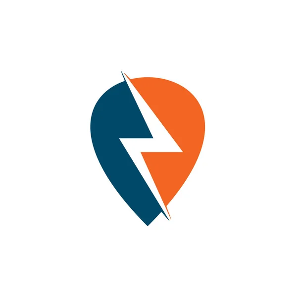 Шаблон логотипа Flash electric — стоковый вектор