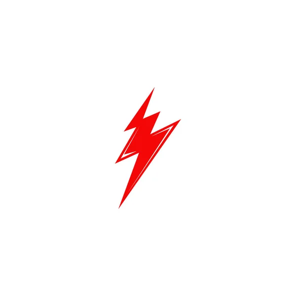 Flash electric icon logo design template — 스톡 벡터