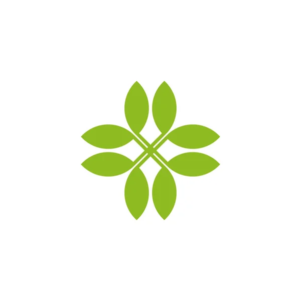 Шаблон вектора дизайна логотипа Цветок — стоковый вектор