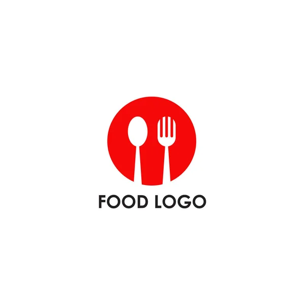 Modelo de vetor de design de logotipo de alimentos — Vetor de Stock