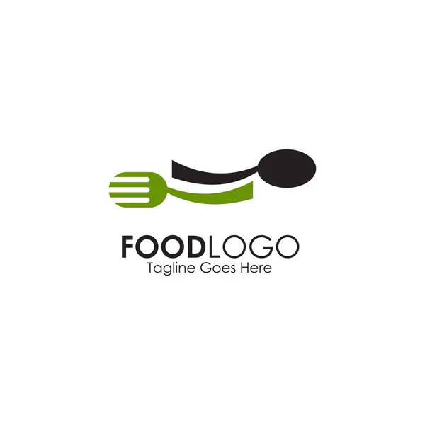 Modelo de vetor de design de logotipo de alimentos — Vetor de Stock