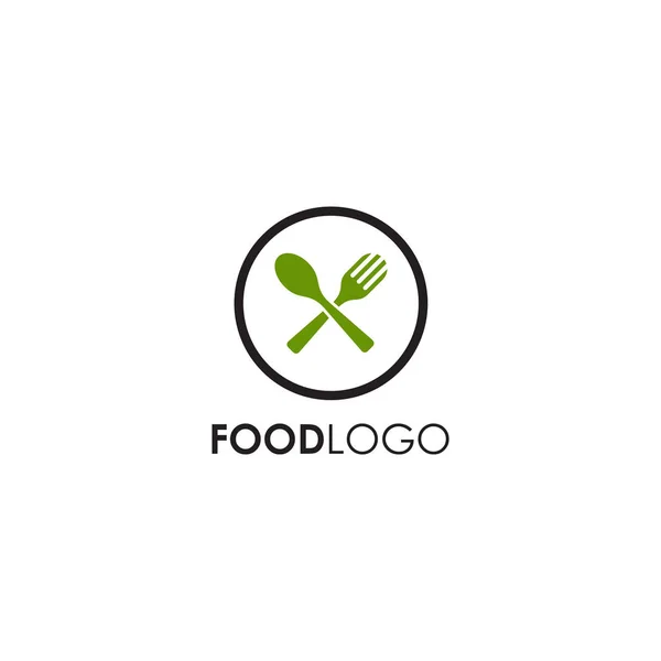 Modelo de vetor de design de logotipo de alimentos — Vetor de Stock