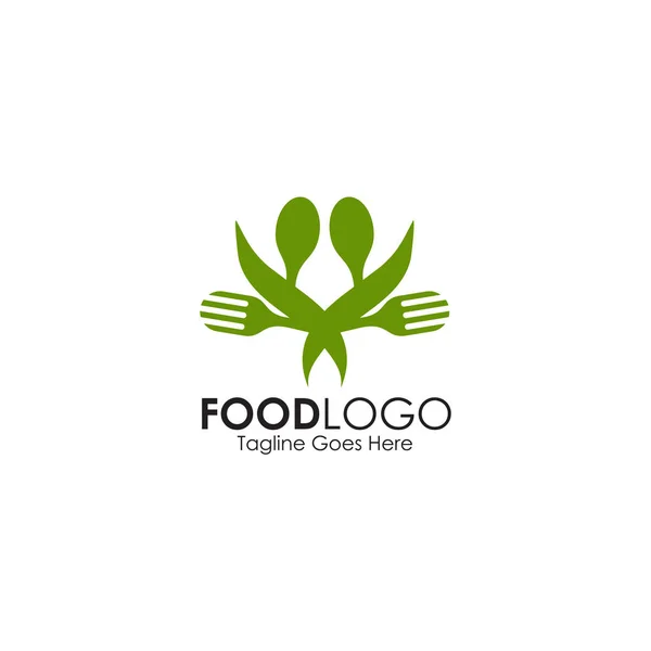 Modelo de vetor de design de logotipo de alimentos — Vetor de Stock