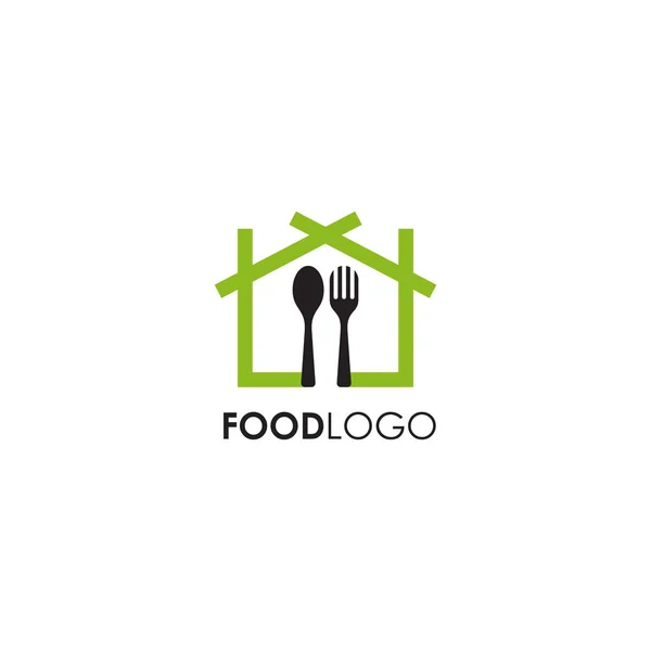 Food logo design vector template — Stock Vector