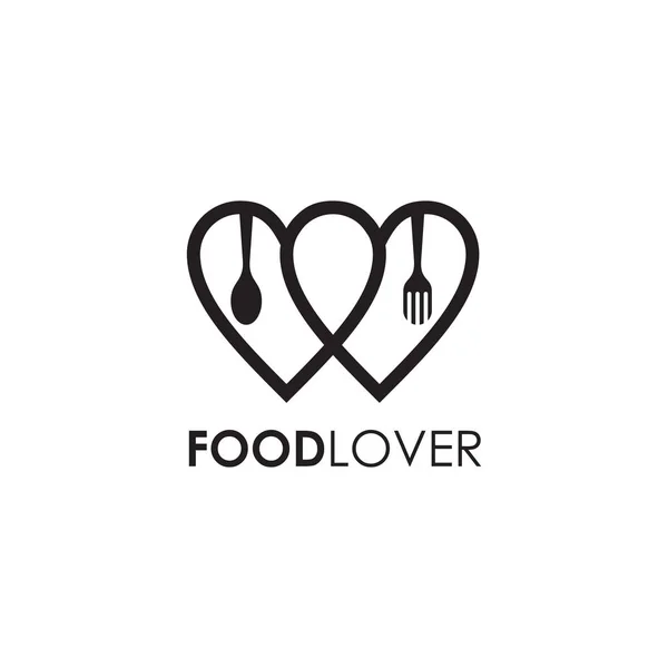 Modèle vectoriel de conception de logo alimentaire — Image vectorielle