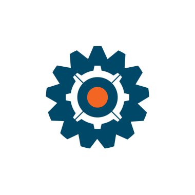 Endüstriyel şirket için ikon logosu tasarımı