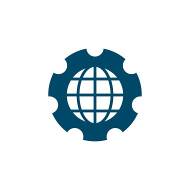 Endüstriyel şirket için ikon logosu tasarımı