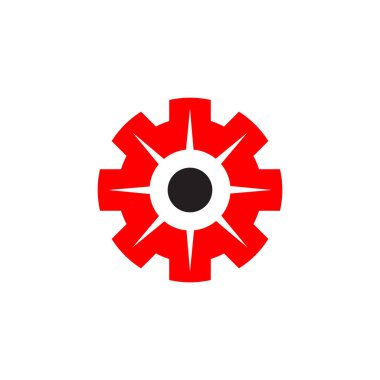 Endüstriyel şirket için ikon logosu tasarımı