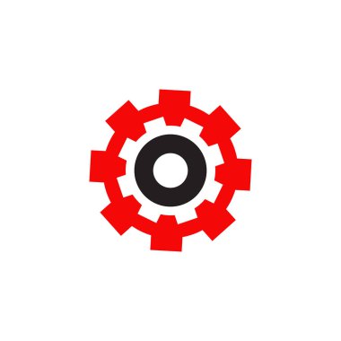 Endüstriyel şirket için ikon logosu tasarımı