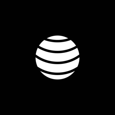 Globe iicon logo tasarım vektör şablonu
