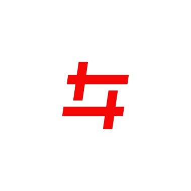 Hash etiket logo tasarım vektör şablonu