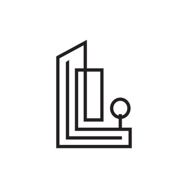 Ev logosu tasarım vektör şablonu