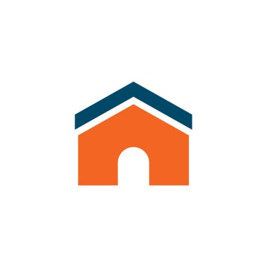 Ev logosu tasarım vektör şablonu