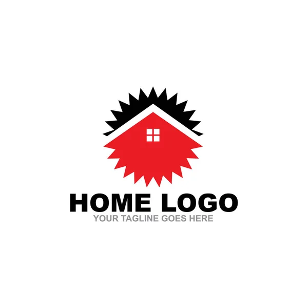 Modelo de vetor de design de logotipo Home — Vetor de Stock