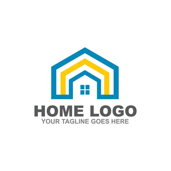 Modelo de vetor de design de logotipo Home —  Vetores de Stock