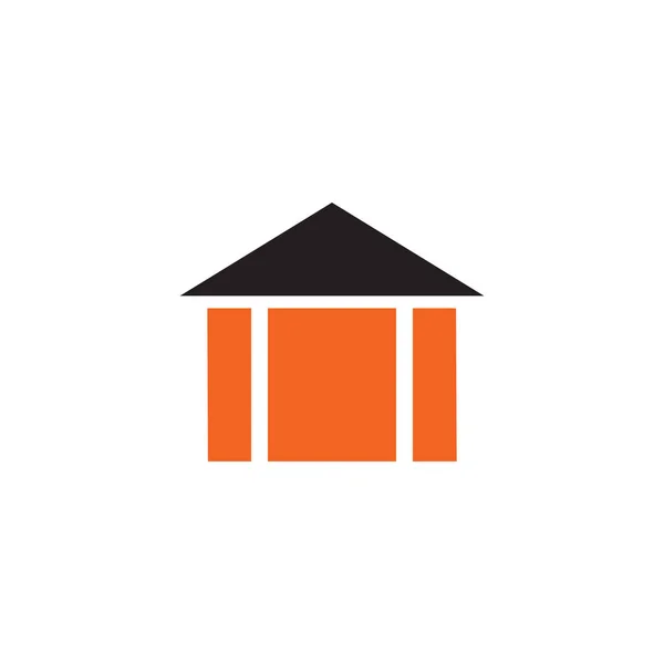 Home logo design modello vettoriale — Vettoriale Stock