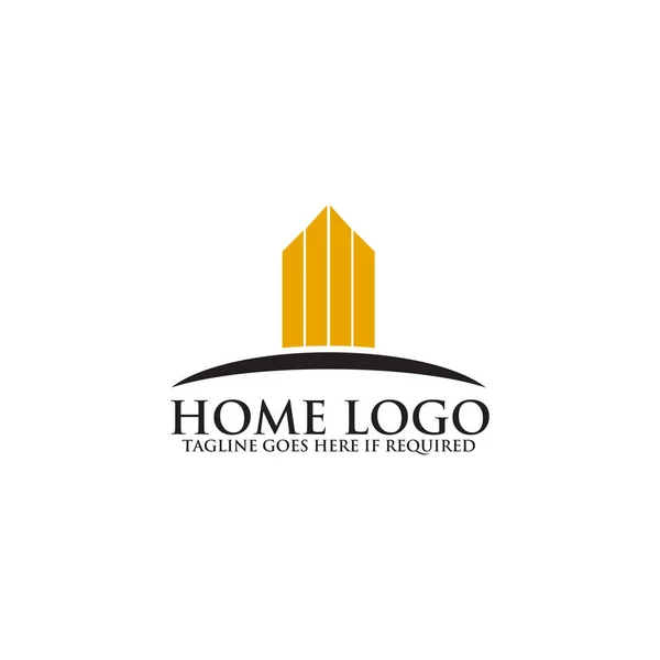 Home logó design vektor sablon — Stock Vector