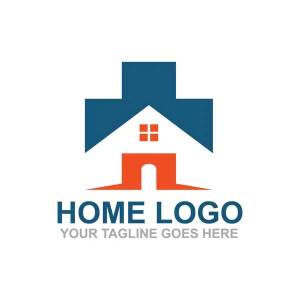 Modelo de vetor de design de logotipo Home —  Vetores de Stock