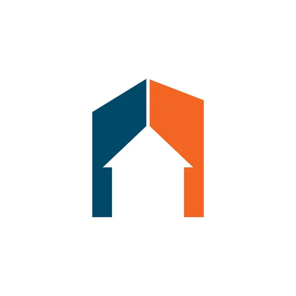 Startseite Logo Design Vektor-Vorlage — Stockvektor