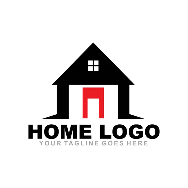 Modelo de vetor de design de logotipo Home — Vetor de Stock