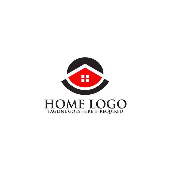 Modelo de vetor de design de logotipo Home — Vetor de Stock
