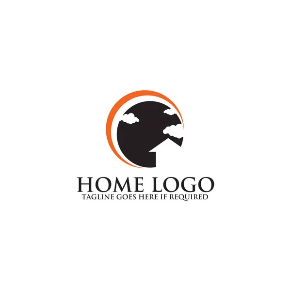 Home logo ontwerp vector template — Stockvector