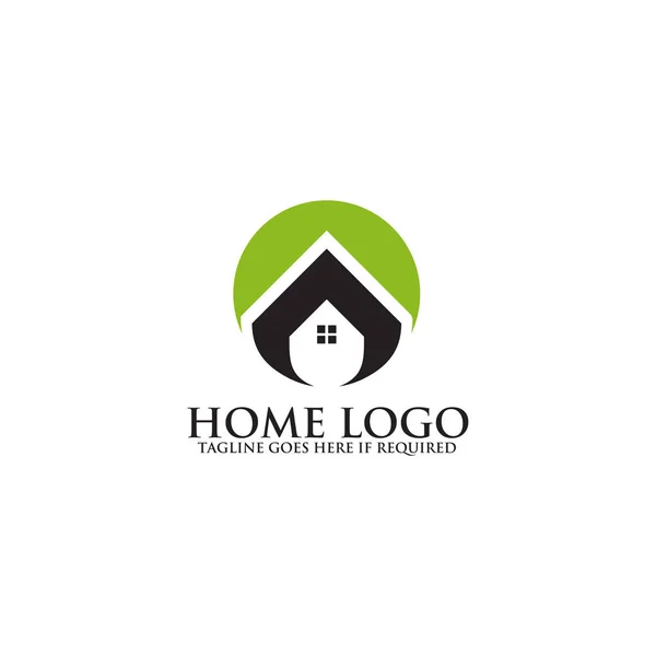 Modelo de vetor de design de logotipo Home — Vetor de Stock