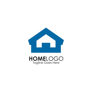 Ev logosu tasarım vektör şablonu