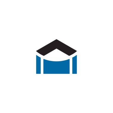 Ev logosu tasarım vektör şablonu