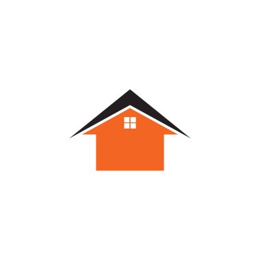 Ev logosu tasarım vektör şablonu