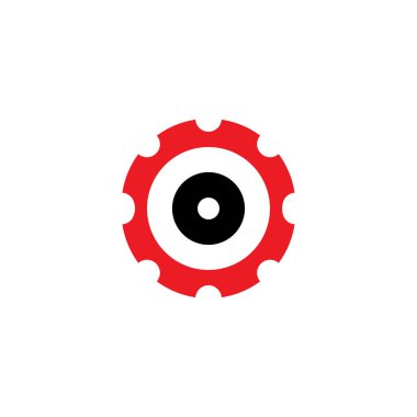 Endüstriyel logo tasarım vektör şablonu