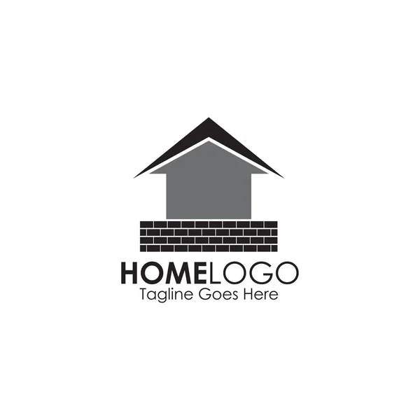 Modelo de vetor de design de logotipo Home —  Vetores de Stock