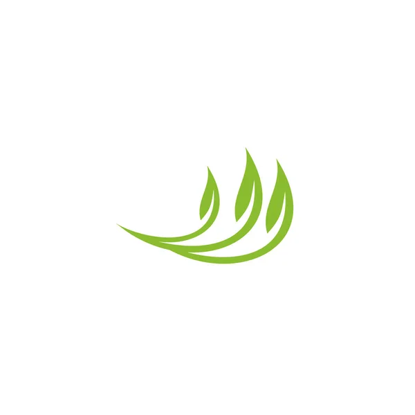 Plantilla de diseño de logotipo de iconos de hoja — Vector de stock