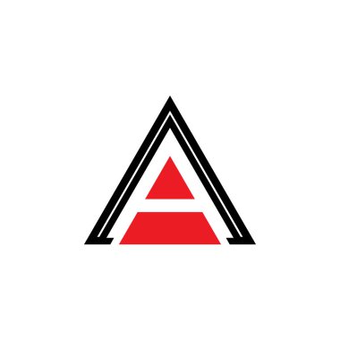 Bir harf logo tasarım vektör şablonu