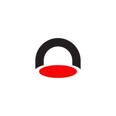 Bir harf logo tasarım vektörü şablonu