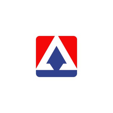 Bir harf logo tasarım vektörü şablonu