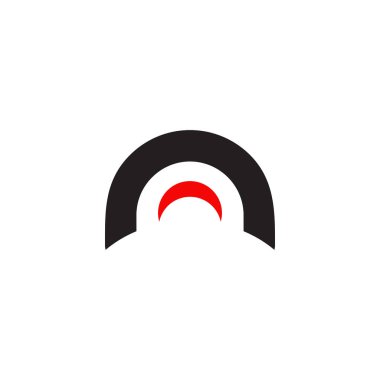 Bir harf logo tasarım vektörü şablonu