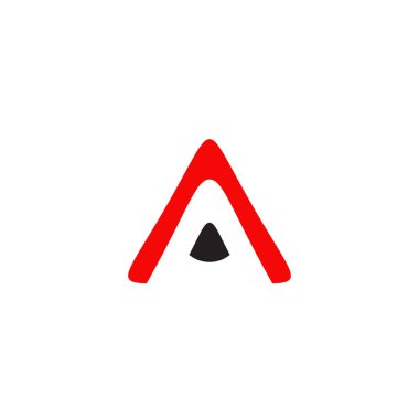 İlk harf logo tasarım vektör şablonu