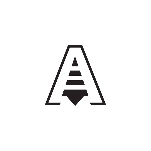 Ein Brief Logo Symbol Design Vektor-Vorlage — Stockvektor