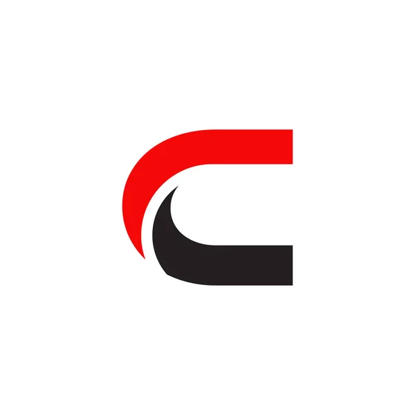 C letter initial icon logo design vector template — Stock Vector