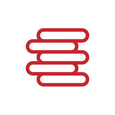 E mektup logo tasarım şablonu