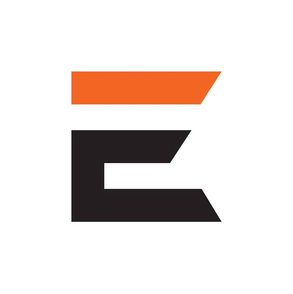 Modèle de conception de logo lettre E — Image vectorielle