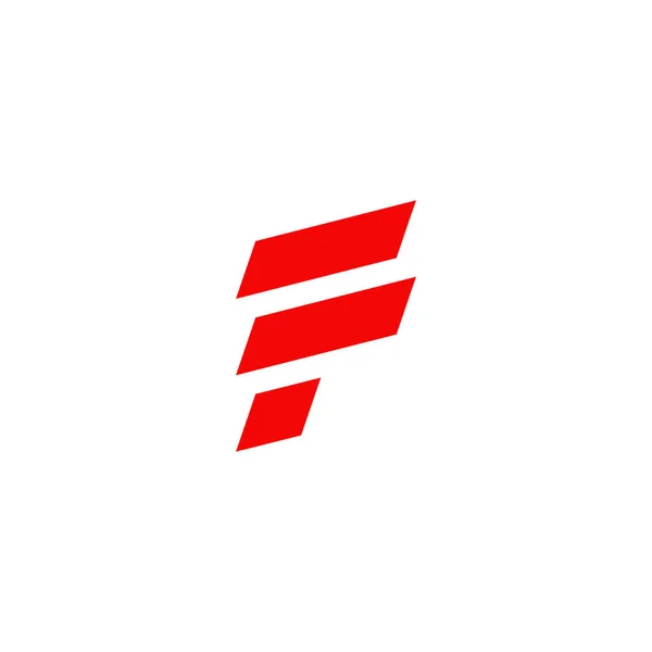 F letter eerste logo ontwerp vector — Stockvector