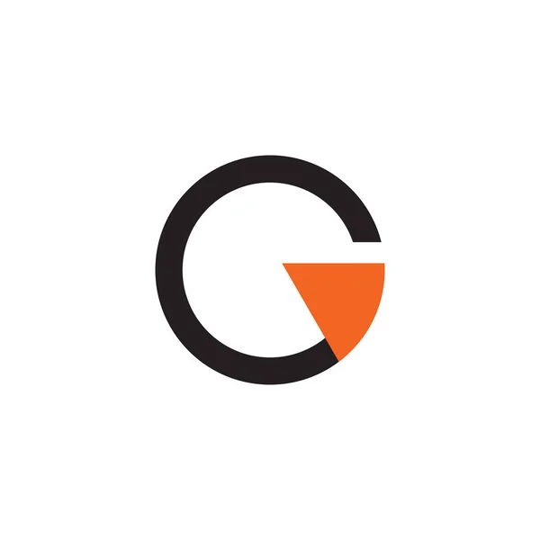 G letter eerste logo ontwerp vector template — Stockvector