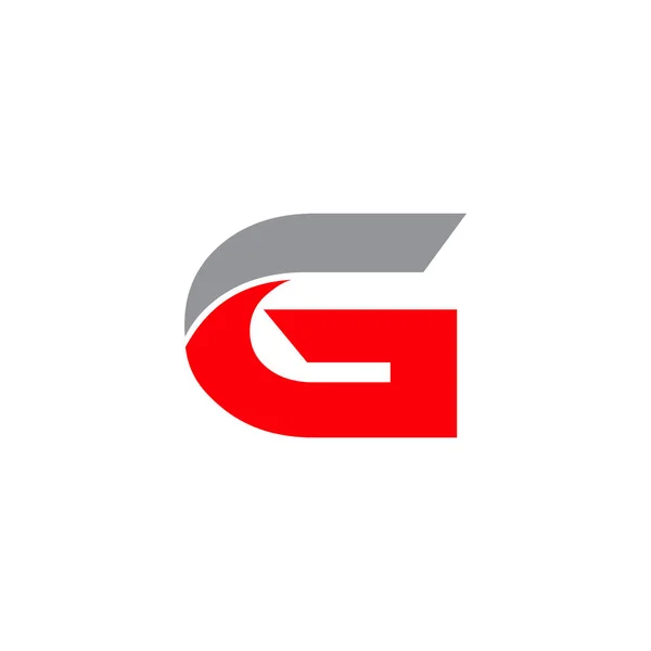 Plantilla de vector de diseño de logotipo inicial letra G — Archivo Imágenes Vectoriales
